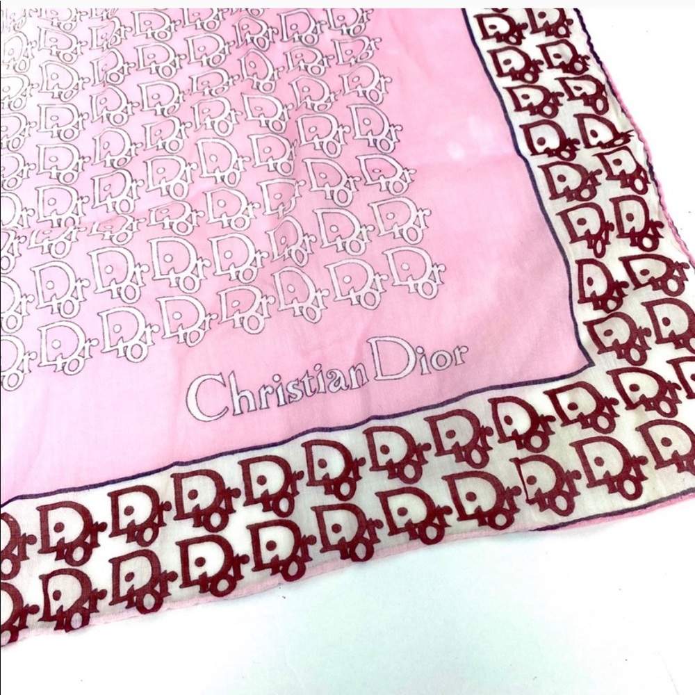 Christian Dior Trotter Monogram Hand Rolled Scarf